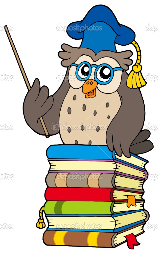 clipart owl reading book - photo #20